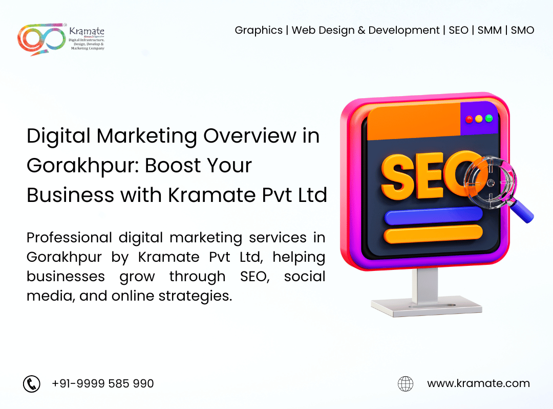 Digital Marketing Overview in Gorakhpur: Boost Your Business with Kramate Pvt Ltd