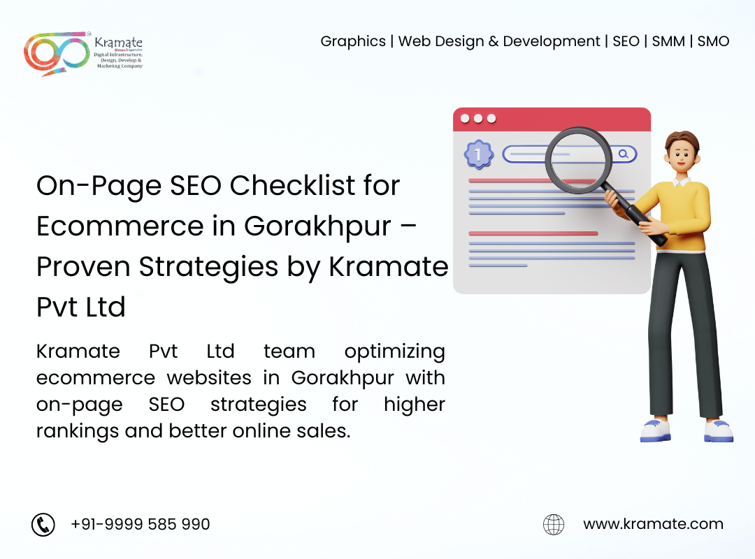 On-Page SEO Checklist for Ecommerce in Gorakhpur – Proven Strategies by Kramate Pvt Ltd