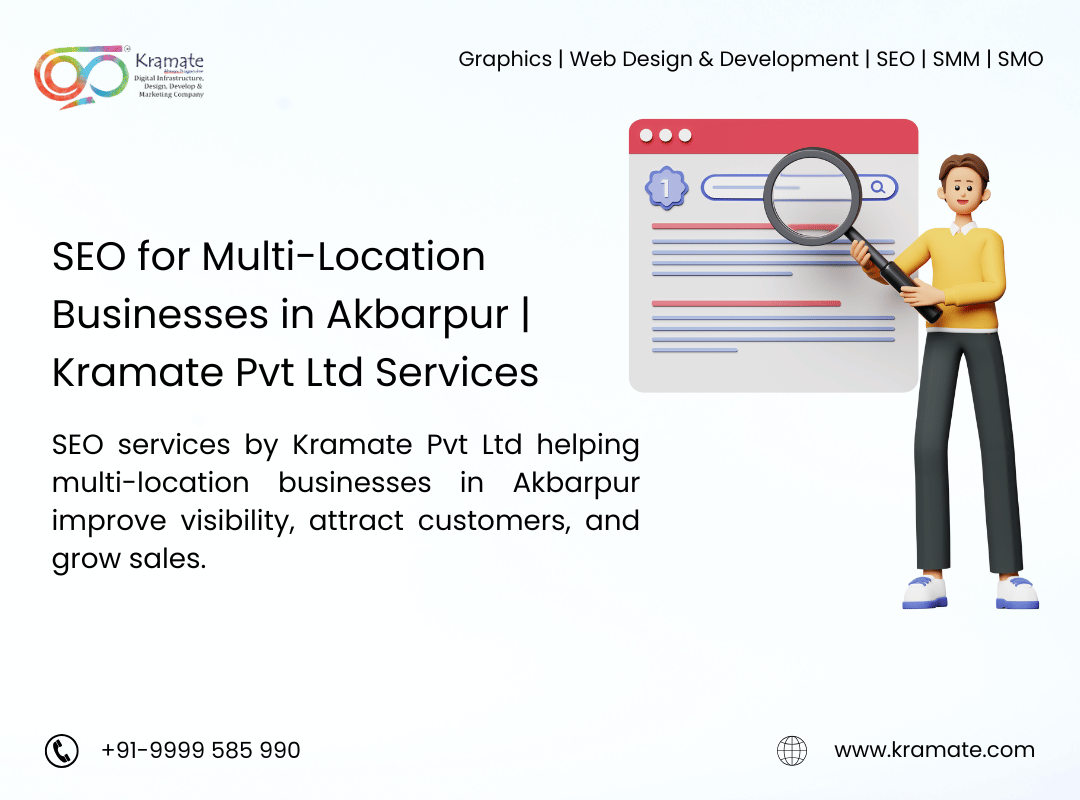 SEO for Multi-Location Businesses in Akbarpur | Kramate Pvt Ltd Services