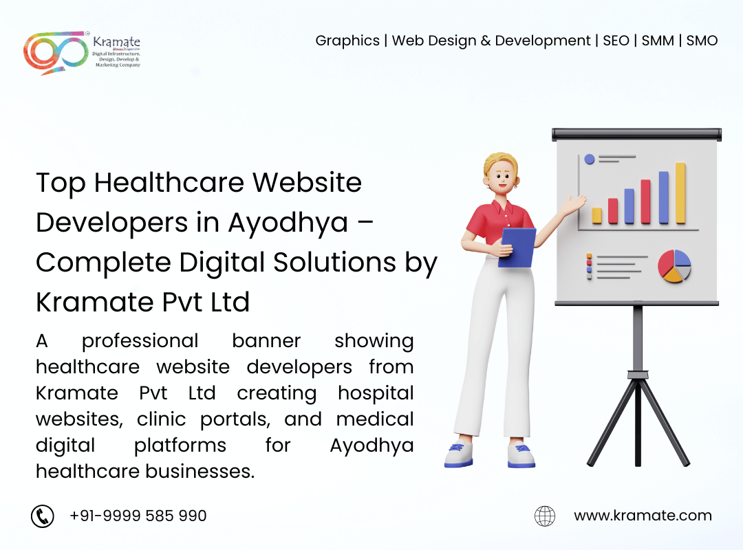 Top Healthcare Website Developers in Ayodhya – Complete Digital Solutions by Kramate Pvt Ltd