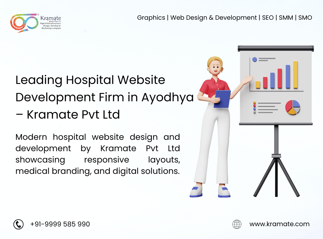 Leading Hospital Website Development Firm in Ayodhya – Kramate Pvt Ltd