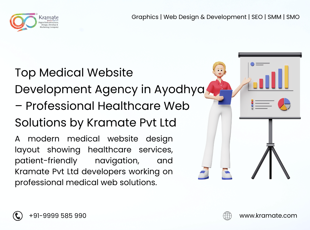 Top Medical Website Development Agency in Ayodhya – Professional Healthcare Web Solutions by Kramate Pvt Ltd