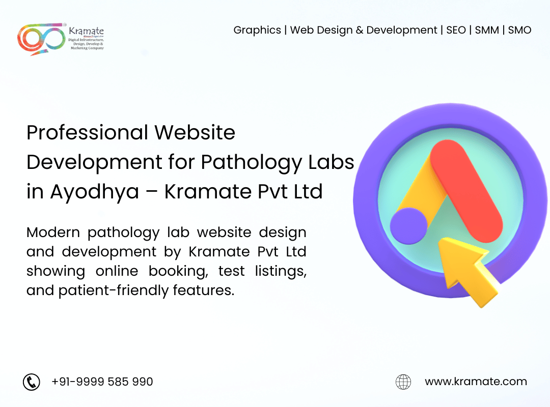 Professional Website Development for Pathology Labs in Ayodhya – Kramate Pvt Ltd